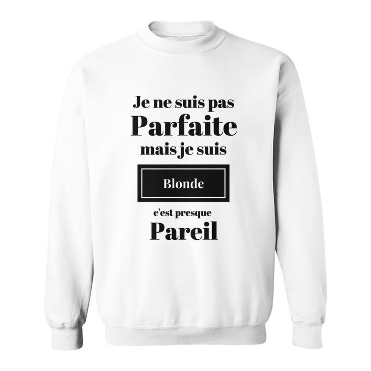 Edition Limitée Femme Blonde Sweatshirt