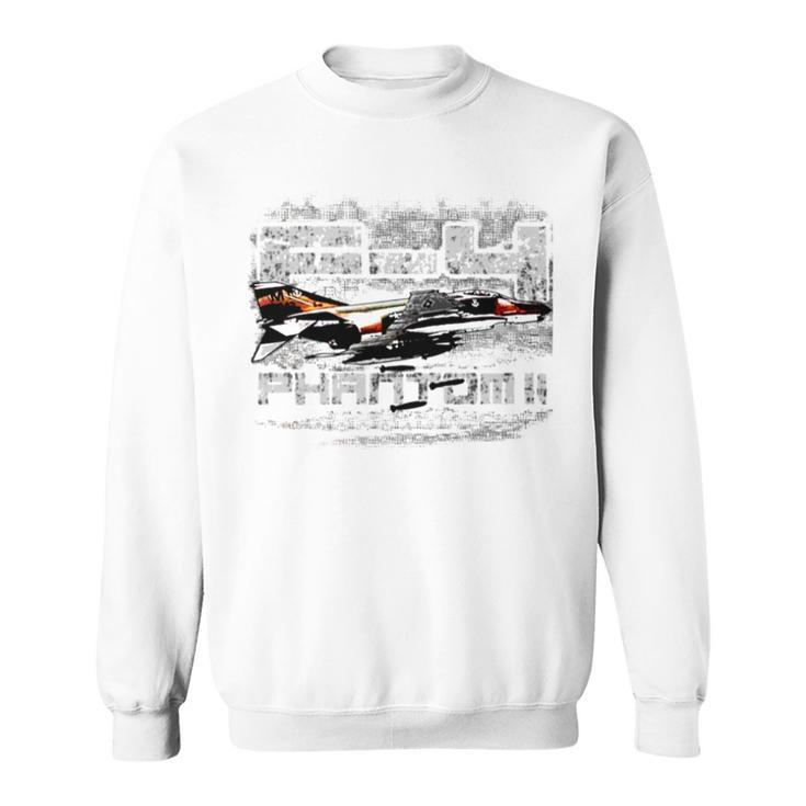 F 4 Phantom Ii Military Aircraft Sweatshirt