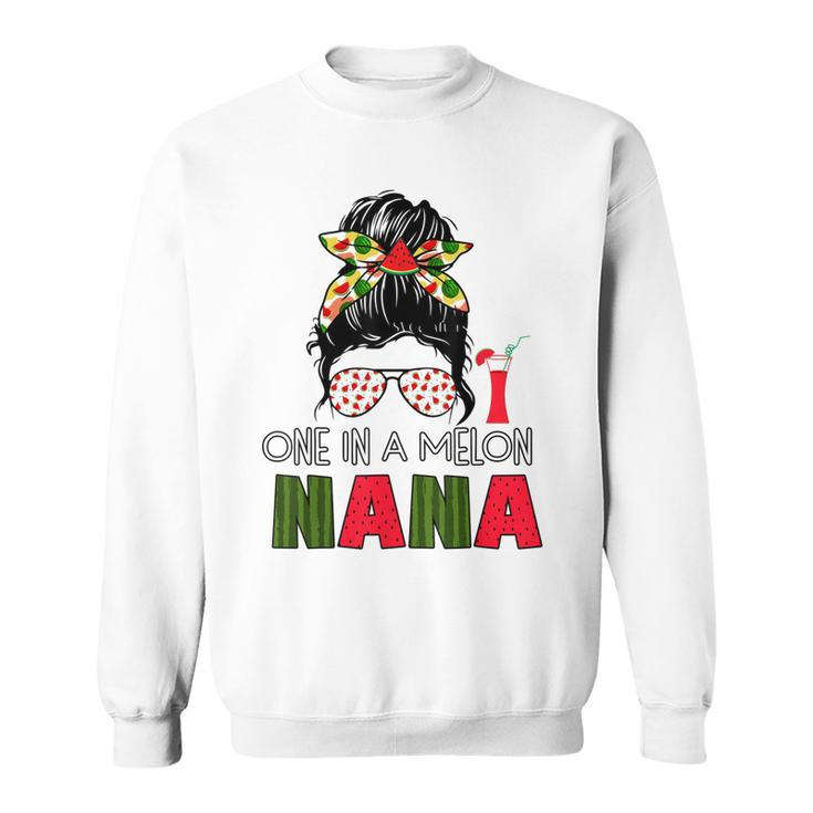 Family One In A Melone Nana Geburtstagsparty Passende Familie Sweatshirt