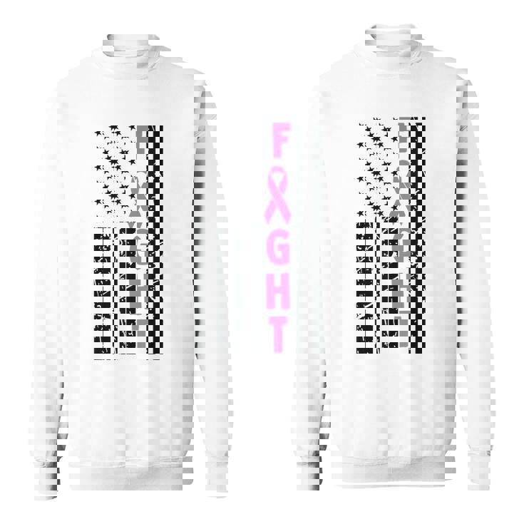 Fight Breast Survivor American Flag Breast Cancer Awareness Sweatshirt Fight Breast Survivor American Flag Breast Cancer Awareness Sweatshirt