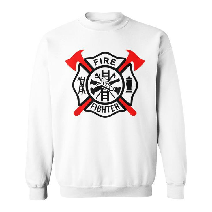 Fire Fighter Appreciation Thanksgiving Proud Fire-Man Outfit  Sweatshirt