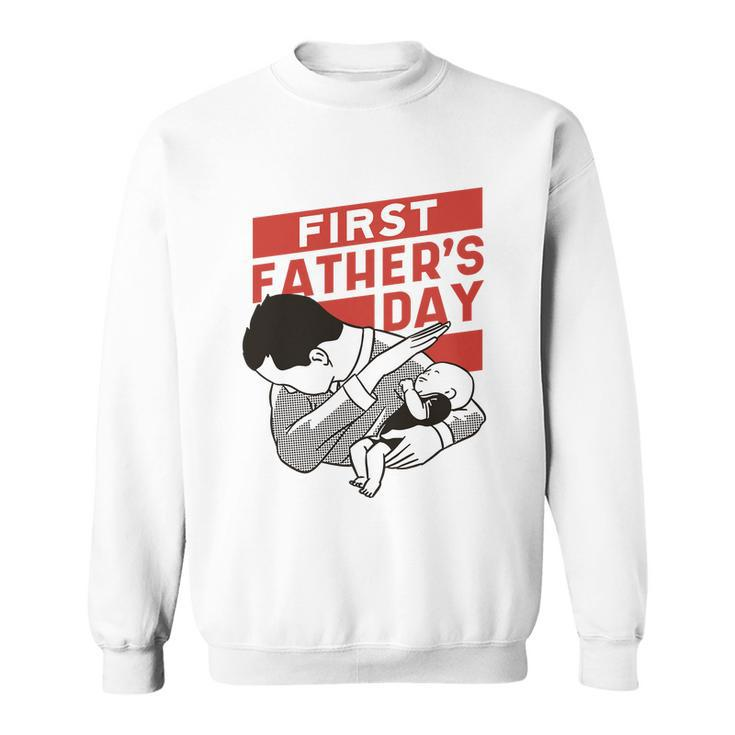 First Fathers Day Dab Sweatshirt