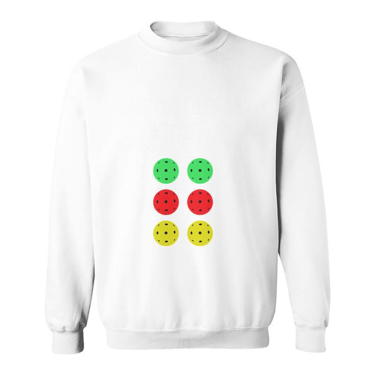 Funny Pickleball Check Out My Six Pack Sweatshirt
