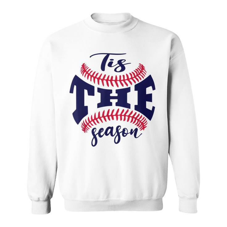 Funny Vintage Tis The Season Baseball Is My Favorite Season  Sweatshirt