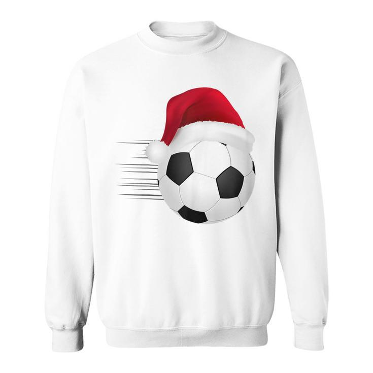 Fußball-Fußball-Weihnachtsball Weihnachtsmann-Lustige Sweatshirt