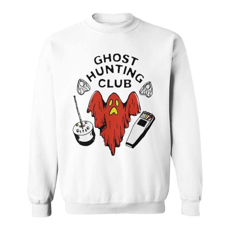 Ghost Hunting Club Baseball T Sweatshirt