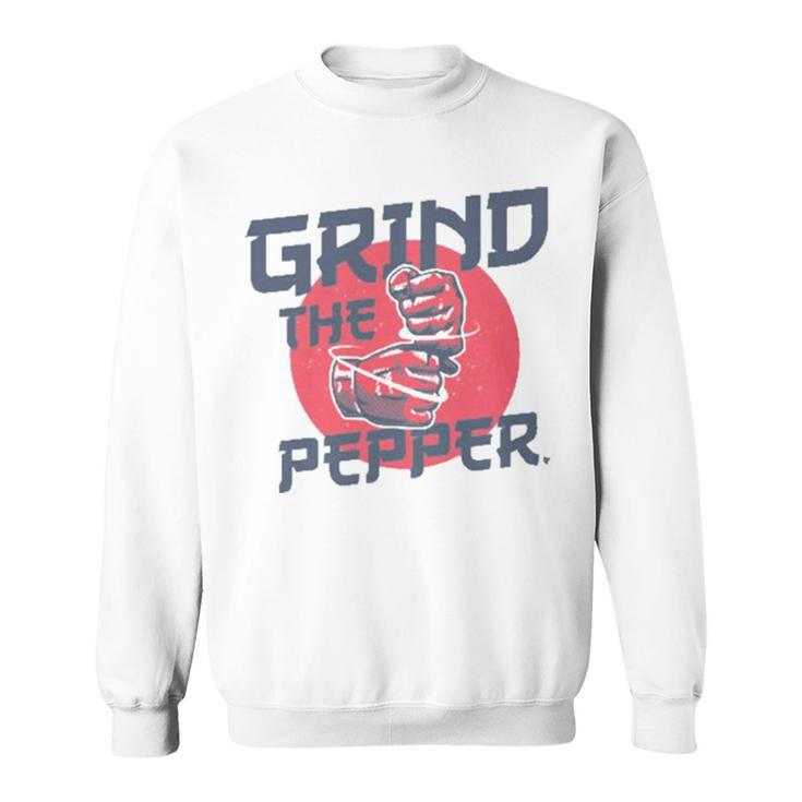 Grind The Pepper Japan Baseball  Sweatshirt