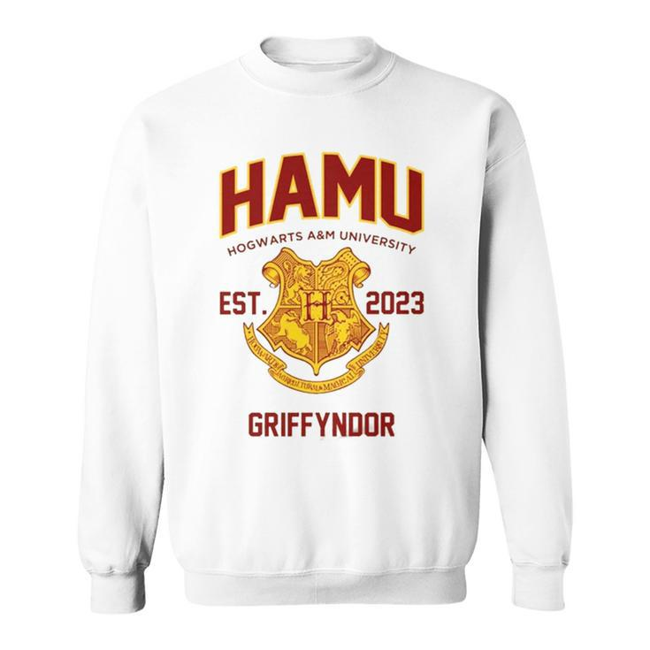 Hamu Hogwarts A&AmpM University Griffyndor Est  Sweatshirt