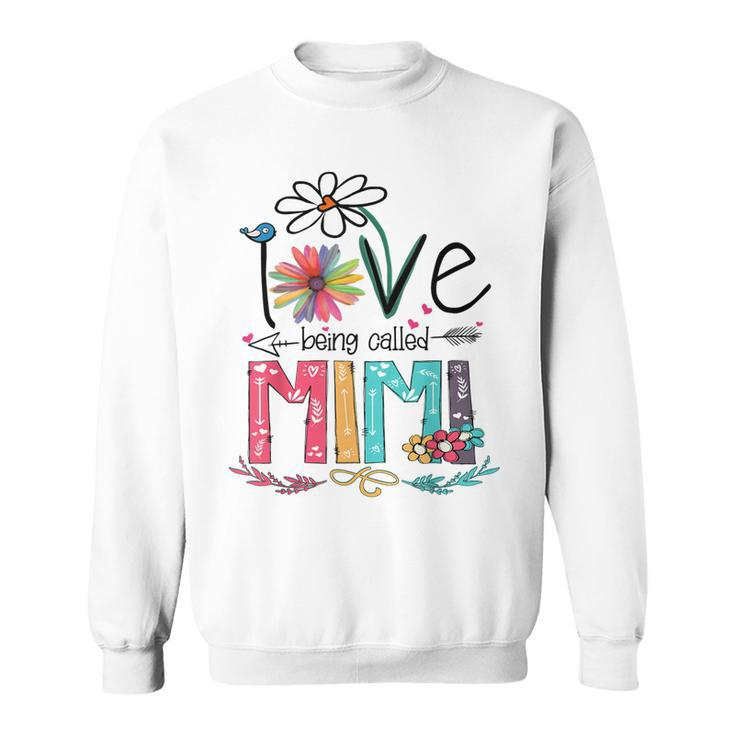I Love Being Called Mimi Sunflower Sweatshirt