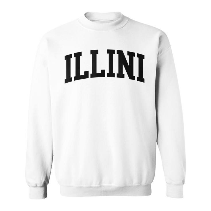 Illini Athletic Arch College University Alumni  Sweatshirt