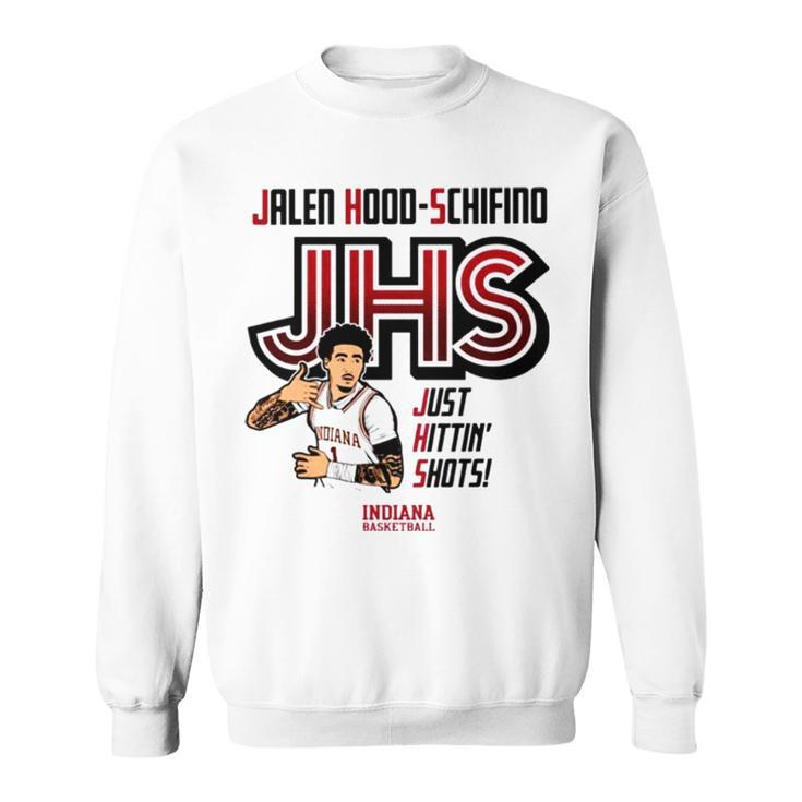 Jalen Hood Just Hittin’ Shots Indiana Basketball Sweatshirt