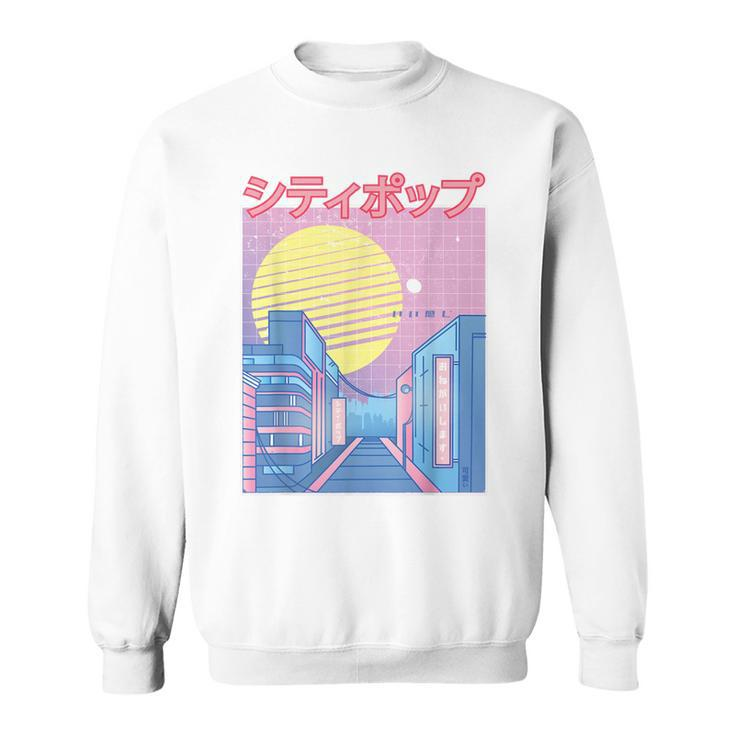 Japan City Pop Kawaii 80S Japanese Anime Music Aesthetic  Sweatshirt