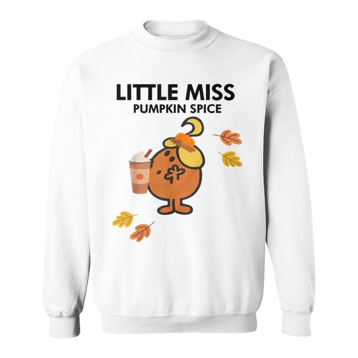 Little Miss Halloween Queen Pumpkin Funny Pumpkin Spice  V2 Men Women Sweatshirt Graphic Print Unisex