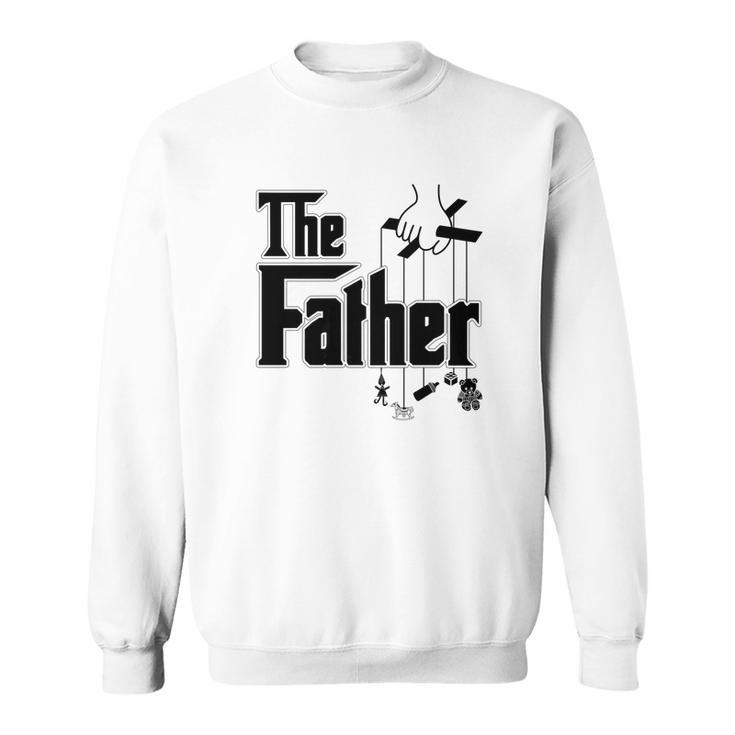 Mens The Father New Daddy Expecting Baby Gift Men Women Sweatshirt Graphic Print Unisex