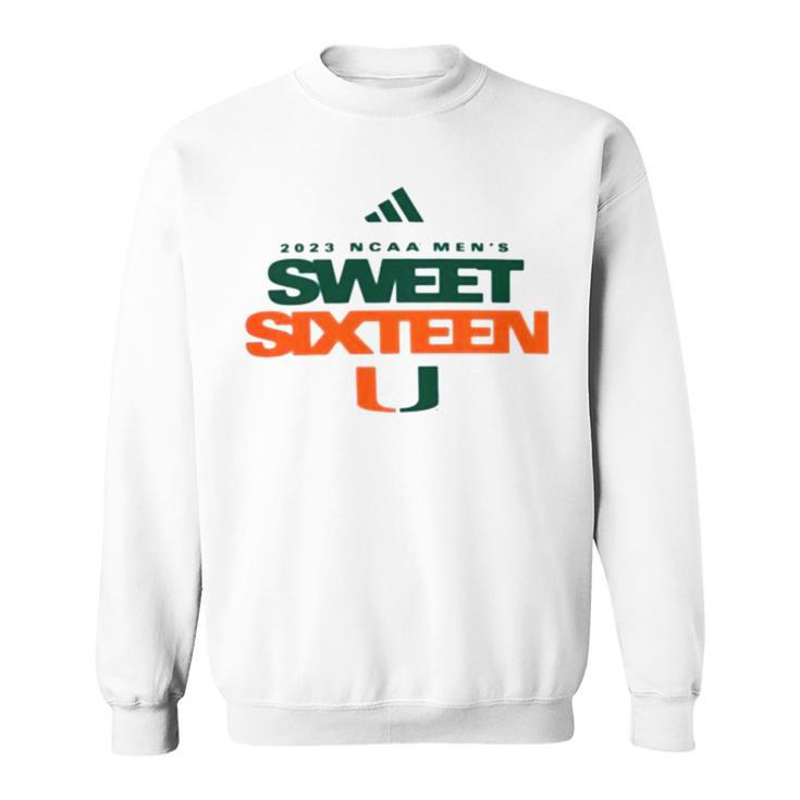 Miami Men’S Basketball 2023 Sweet 16 T Sweatshirt
