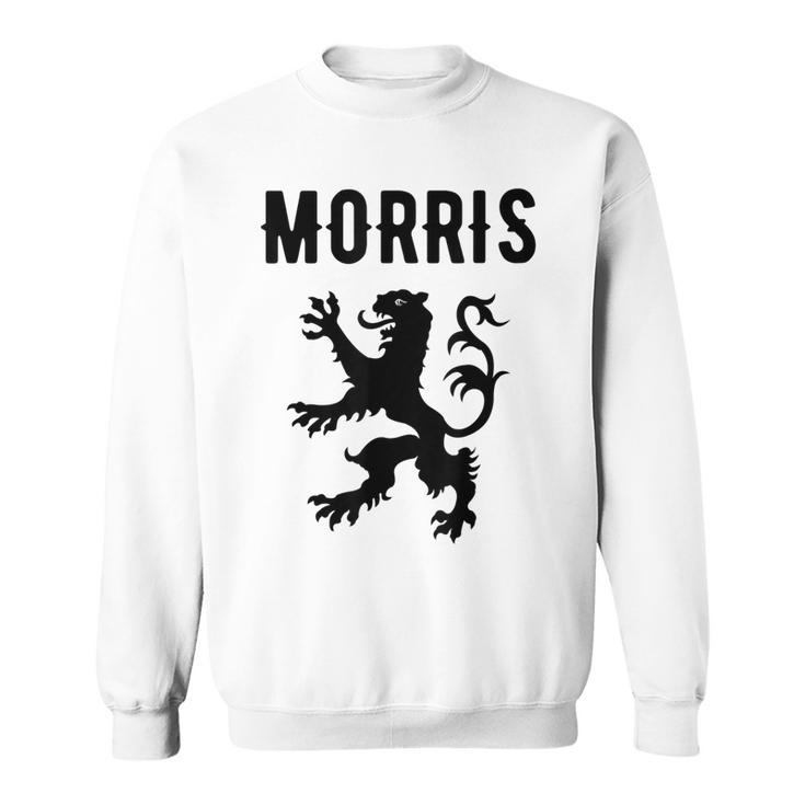 Morris Clan Scottish Family Name Scotland Heraldry V2 Men Women Sweatshirt Graphic Print Unisex Seseable UK