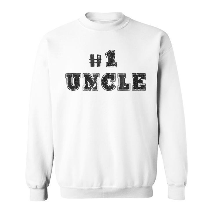 Number One Uncle  Gift Favorite Relative Men Gift For Mens Sweatshirt