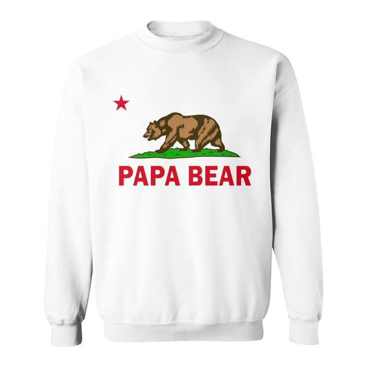 Papa Bear California Republic Sweatshirt