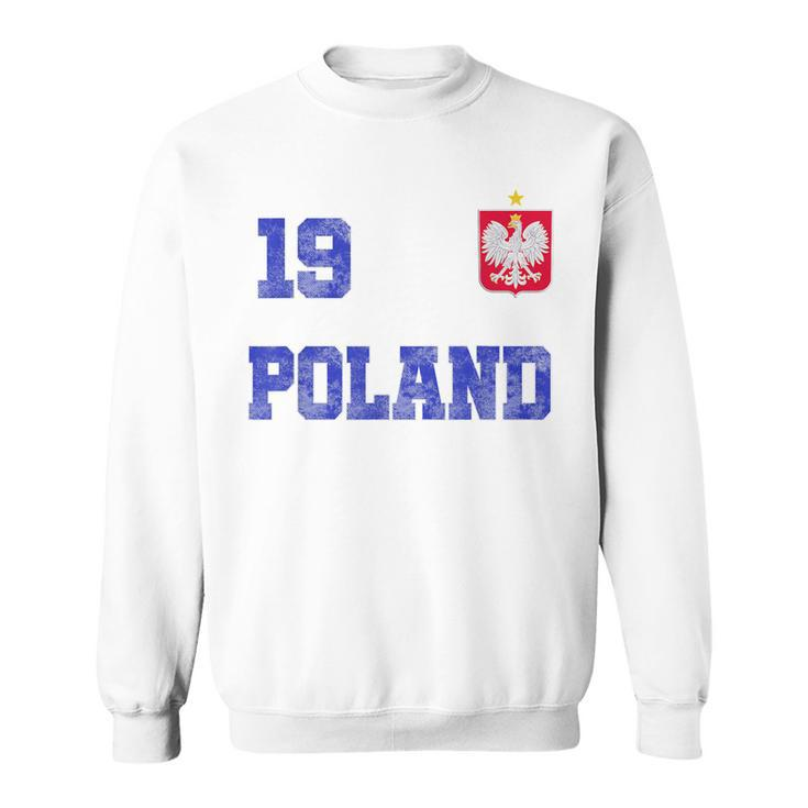 Poland Soccer Jersey Number Ninen Polish Flag Futebol Fan  Men Women Sweatshirt Graphic Print Unisex