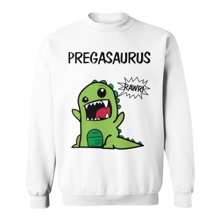 Pregasaurus Rawr Dinosaur Sweatshirt