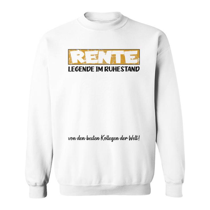 Rente Legende Im Ruhestand Kollegen Abschied Unterschreiben Sweatshirt