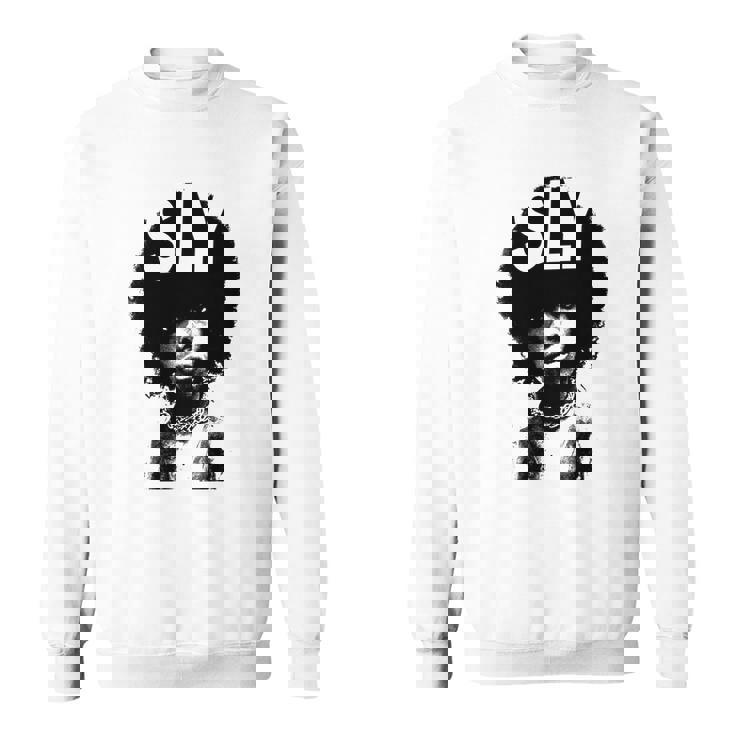 Sly Stone Portrait Tshirt Men Women Sweatshirt Graphic Print Unisex