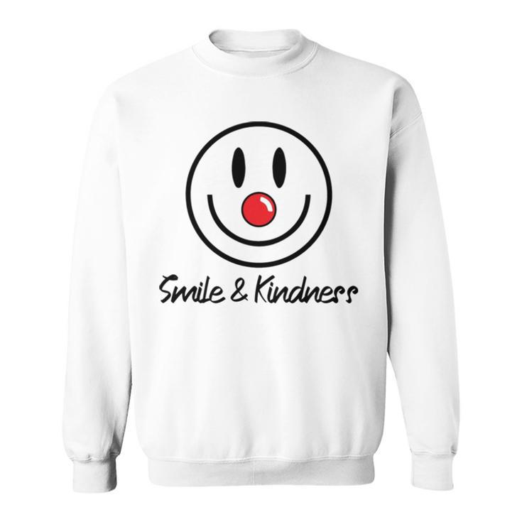 Smile And Kindness Red Nose Day Sweatshirt
