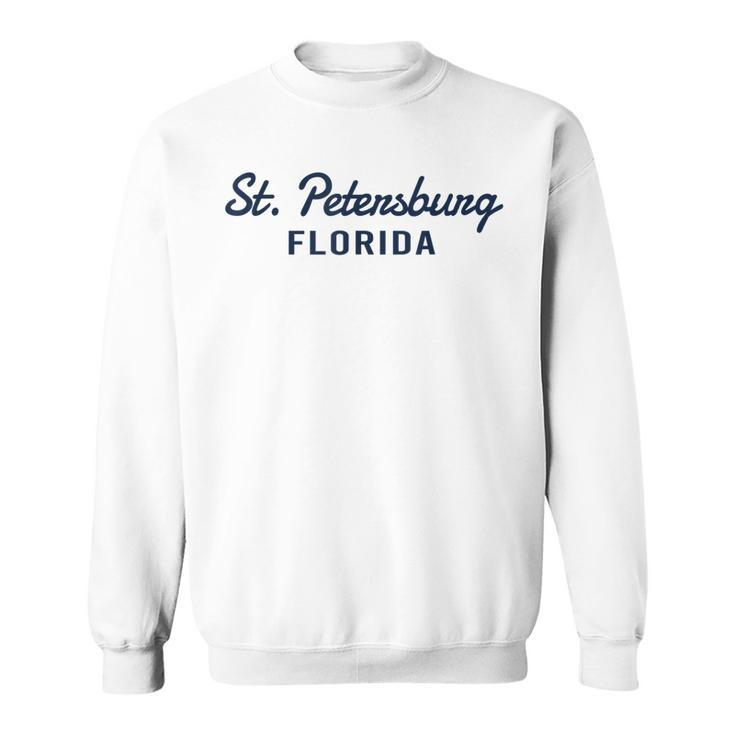 St Petersburg - Florida - Throwback Design - Classic  Sweatshirt