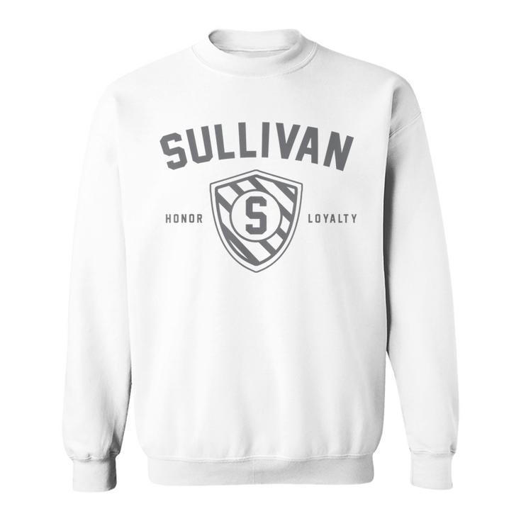 Sullivan Family Shield Last Name Crest Matching  Men Women Sweatshirt Graphic Print Unisex