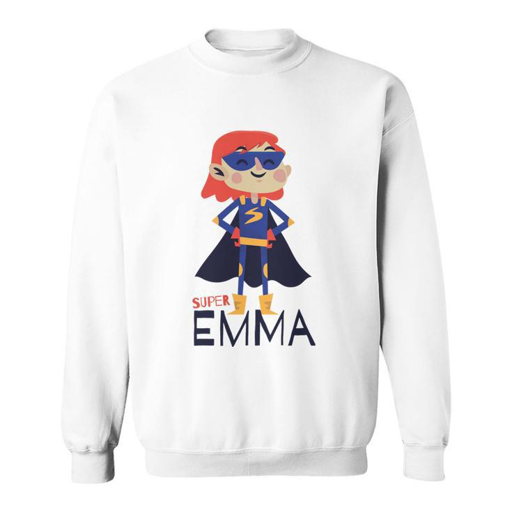 Super Brother And Sister Funny Emma Sweatshirt