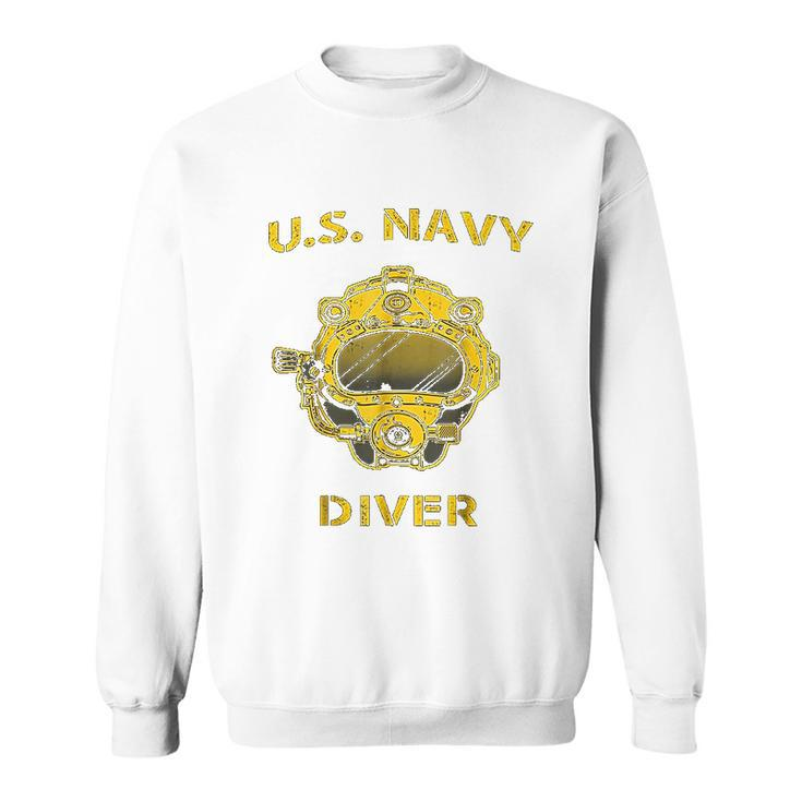 Us Navy Diver Men Women Sweatshirt Graphic Print Unisex