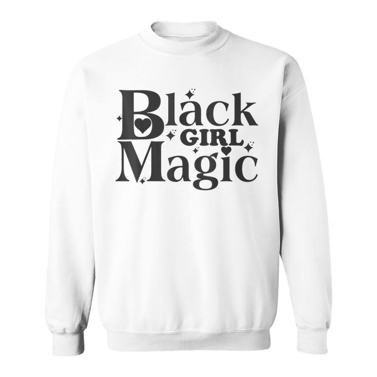 Vintage Afro Black Girl Magic Black History Retro Melanin  Sweatshirt