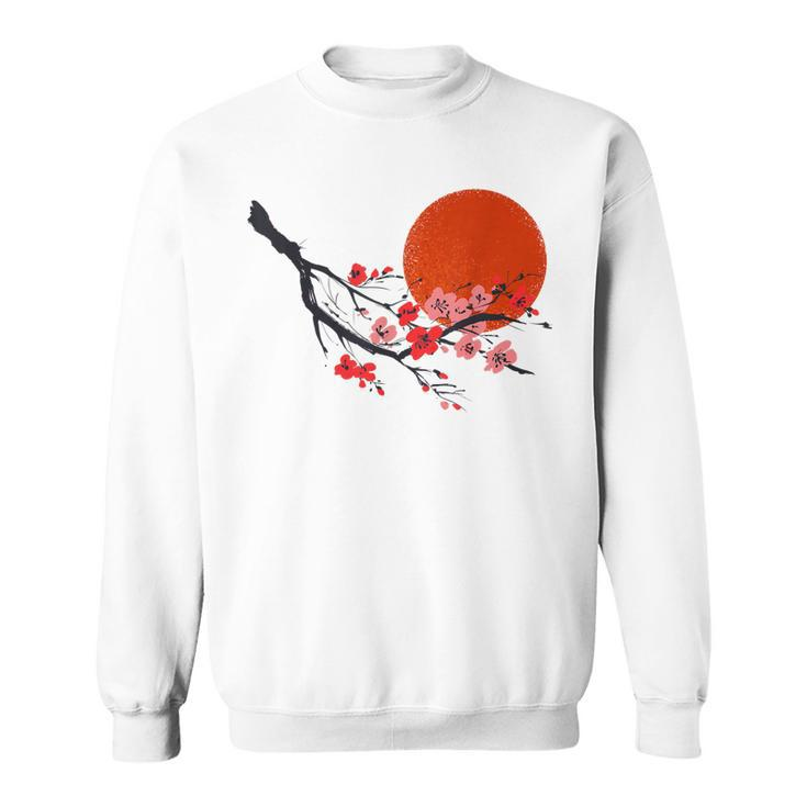 Vintage Sakura Cherry Blossom Tree Japanese Culture  Sweatshirt