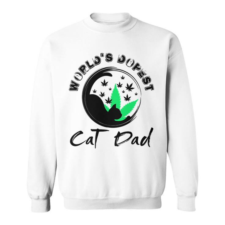 World’S Dopest Cat Dad Sweatshirt