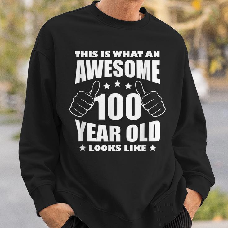 100 Geburtstag Tolles Geschenk Für Ihre 100 Jahre Alte Oma Sweatshirt Geschenke für Ihn