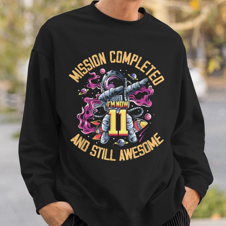 11Th Birthday Astronaut 11 Years Old Outer Space Birthday Sweatshirt Gifts for Him