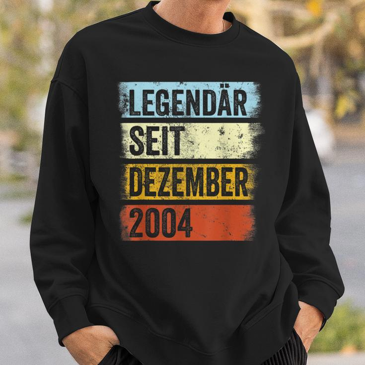 18 Geburtstag Mann 18 Jahre Legendär Seit Dezember 2004 Sweatshirt Geschenke für Ihn