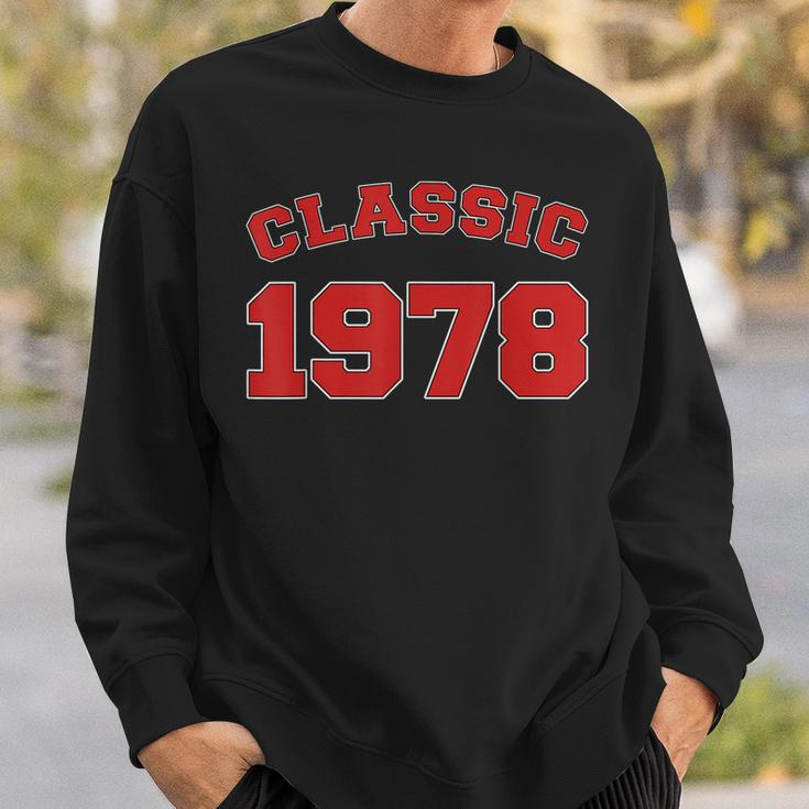 1978 Klassisches 42 Jahre Alt Geburtstag Sweatshirt für Männer & Frauen Geschenke für Ihn
