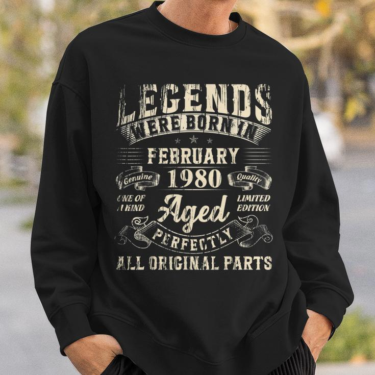 1980 Vintage Sweatshirt zum 43. Geburtstag für Männer und Frauen Geschenke für Ihn