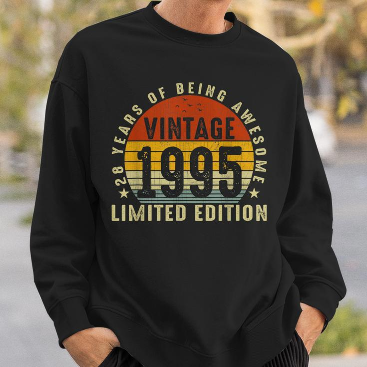 1995 Limitierte Edition 28 Jahre Awesome Geburtstag Sweatshirt, Unikat Geschenke für Ihn