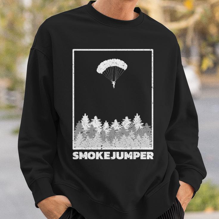 Wildland Firefighter Smoke Jumper Retro Sweatshirt