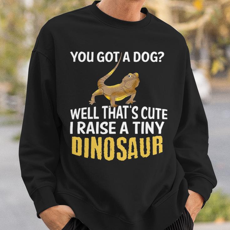 Funny Bearded Dragon Graphic Pet Lizard Lover Reptile Gift Sweatshirt