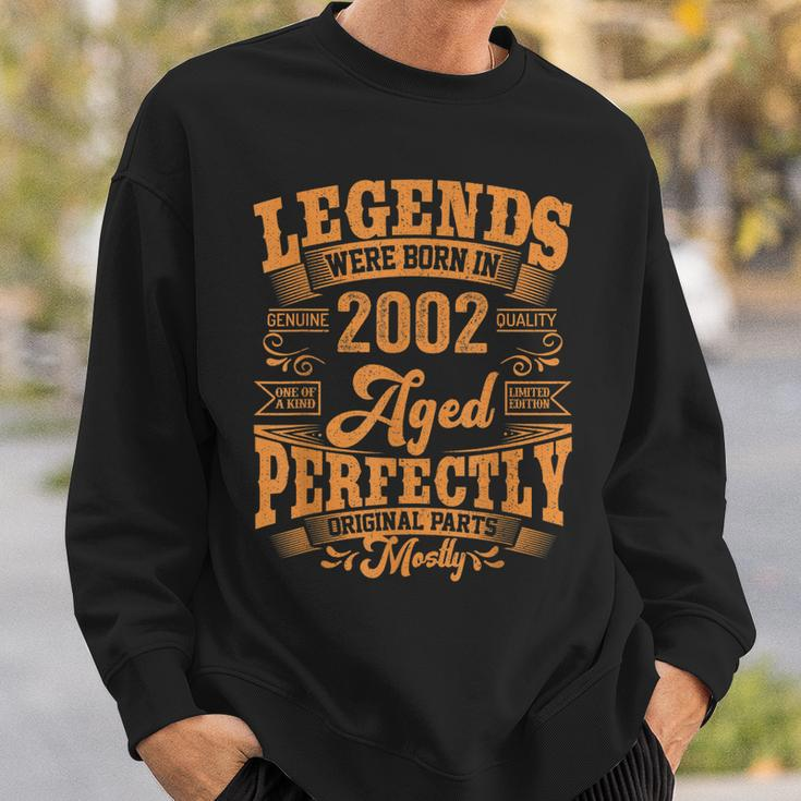 21 Year Old Gifts Legends Born In 2002 Vintage 21St Birthday Sweatshirt Gifts for Him