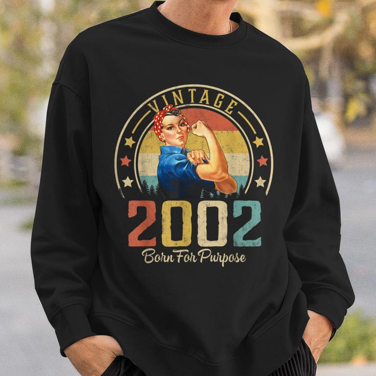 21 Years Old Birthday Gifts Vintage 2002 21St Birthday Gifts Sweatshirt Gifts for Him