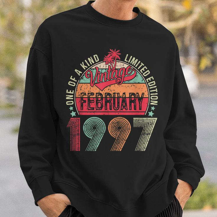 26 Year Old Vintage February 1997 26Th Birthday Men Women Sweatshirt Gifts for Him