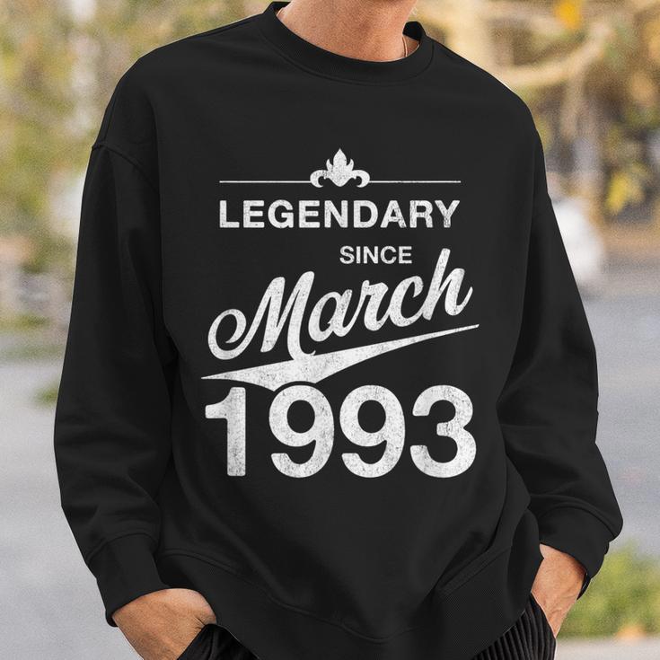 30 Geburtstag 30 Jahre Alt Legendär Seit März 1993 V5 Sweatshirt Geschenke für Ihn