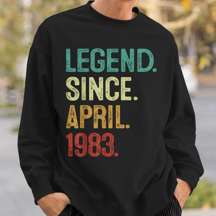 40 Years Old Legend Since April 1983 40Th Birthday Sweatshirt Gifts for Him
