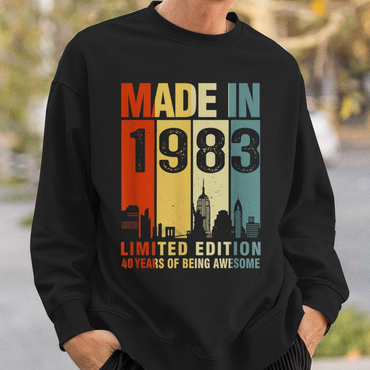 40Th Birthday Made In 1983 Limited Edition 40 Years Old Sweatshirt Gifts for Him