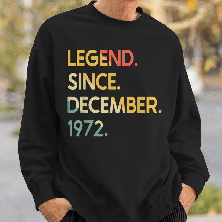 50 Jahre Vintage Legend Seit Dezember 1972 50 Geburtstag Sweatshirt Geschenke für Ihn