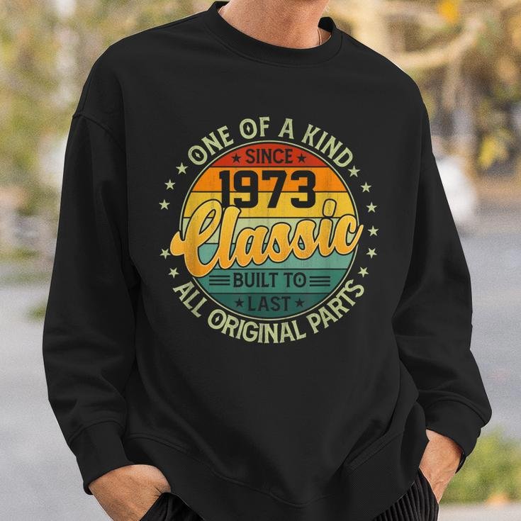 50 Year Old Gifts Made In 1973 Vintage 50Th Birthday Retro Men Women Sweatshirt Graphic Print Unisex Gifts for Him